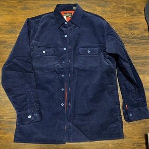 Sportswear by Sears Men’s Size Medium M Corduroy Shacket Vintage Blue Jacket